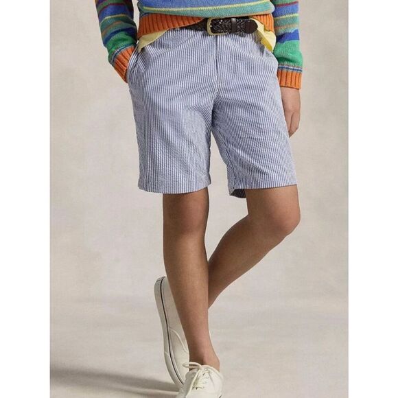 Polo Ralph Lauren Other - Polo Ralph Lauren blue And white stripe searsucker shorts size 10